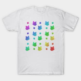 Rainbow Butterfly Pattern T-Shirt